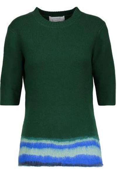 La Ligne Woman Cashmere-blend Sweater Green