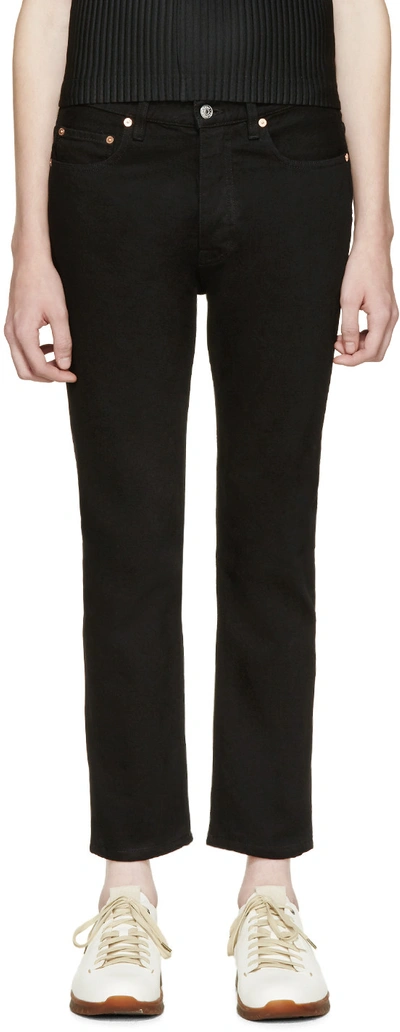 Acne Studios Black Town Jeans In Over |