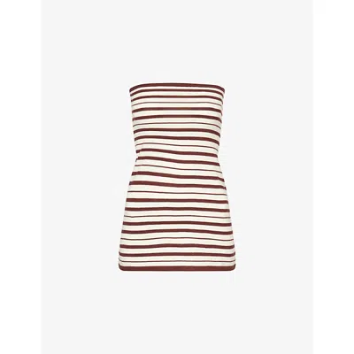 4th & Reckless Womens Thalia Striped Knit Top Multi