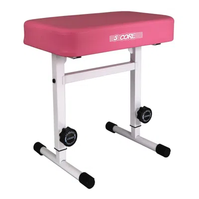 5 Core Keyboard Bench Piano Stool T Style Black Thick Padded Cushion Seat Height Adjustable 17 To 22 Inch K