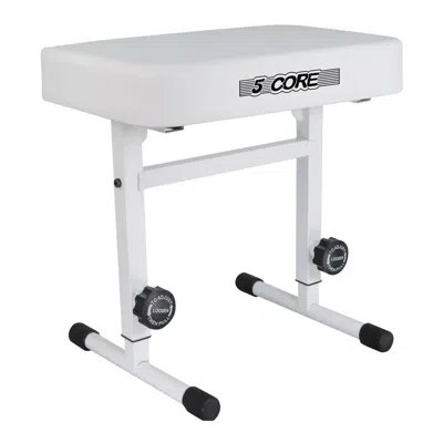 5 Core Keyboard Bench Piano Stool T Style Black Thick Padded Cushion Seat Height Adjustable 17 To 22 Inch K