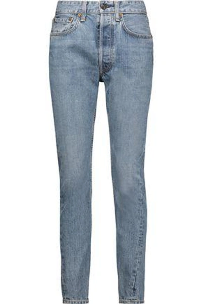 Rag & Bone Woman High-rise Skinny Jeans Light Denim