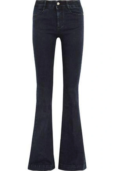 Stella Mccartney The '70s High-rise Flared Jeans In Dark Denim