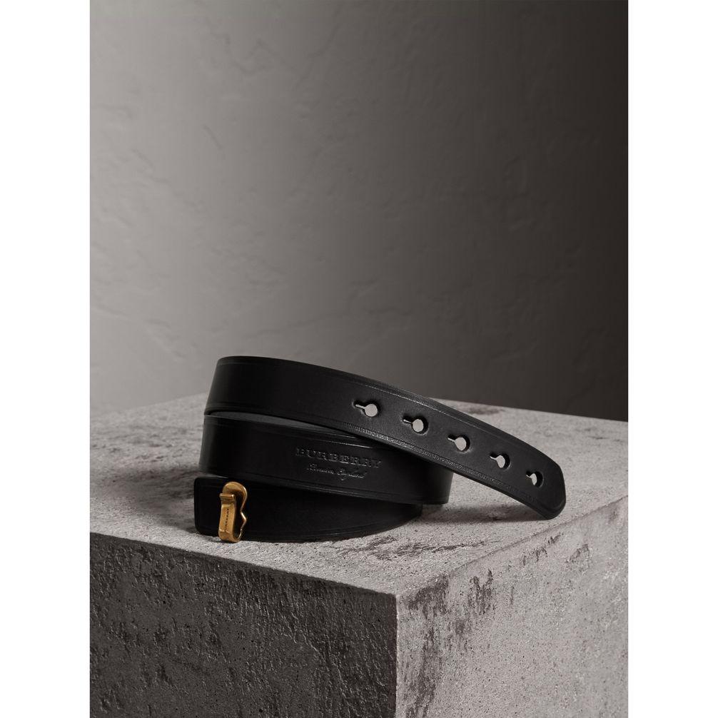 burberry bridle leather belt
