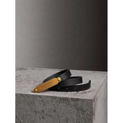 Burberry bridle leather belt 2025