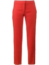 Stella Mccartney Slim Classic Trousers In Red