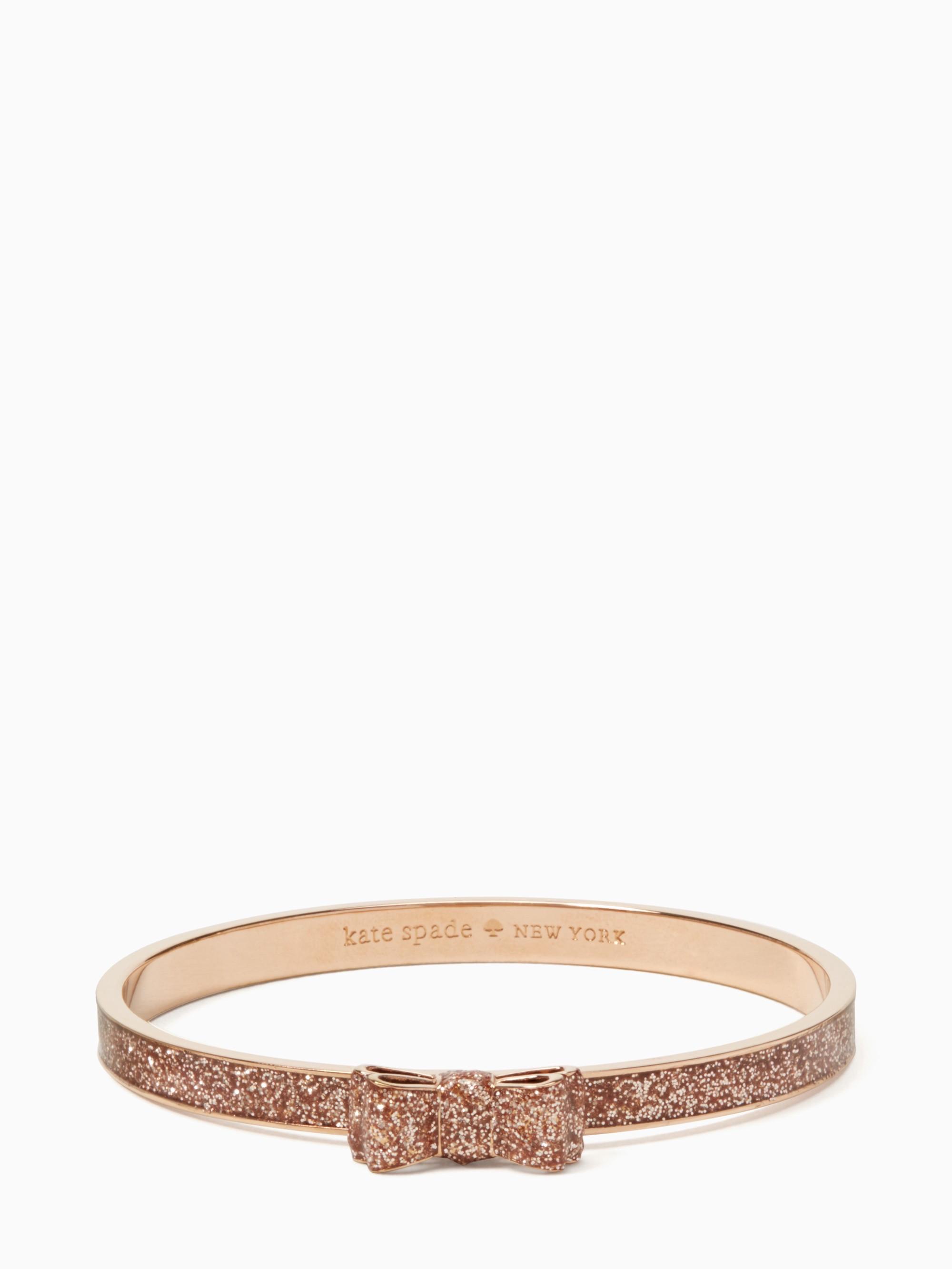kate spade rose gold glitter
