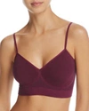 Yummie Audrey Day Seamless Bralette In Italian Plum