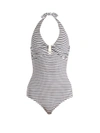 Melissa Odabash Tampa Halterneck Swimsuit In White