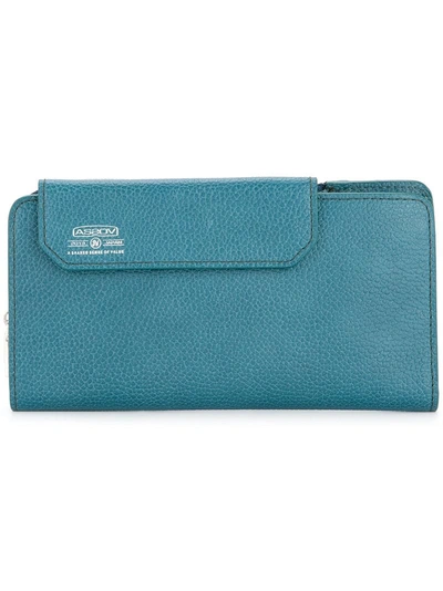 As2ov Shrink Long Wallet - Blue