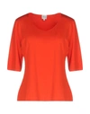 Armani Collezioni T-shirts In Coral