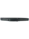 Orciani Slim Loop-fastening Belt In Black