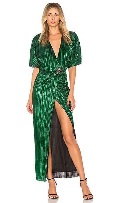 House Of Harlow 1960 X Revolve Sabrina Dress In Emerald