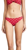 Marysia Antibes Bikini Bottoms In Red/coconut/pink Dot