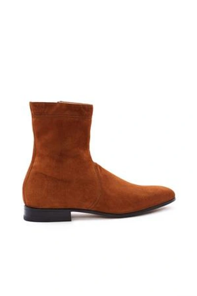 Carvil Opening Ceremony Dylan Suede Boots In Camel