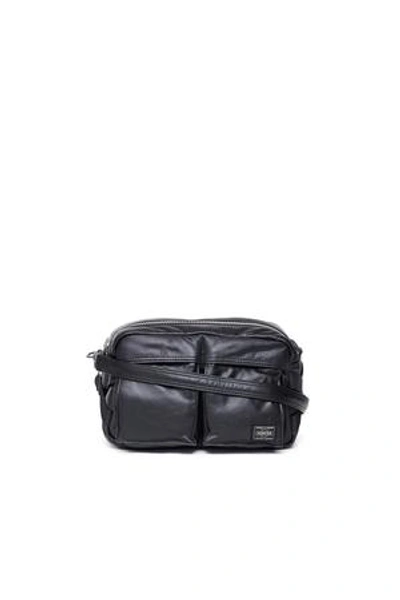 Porter Opening Ceremony Tanker Leather Waistbag In Black Leather