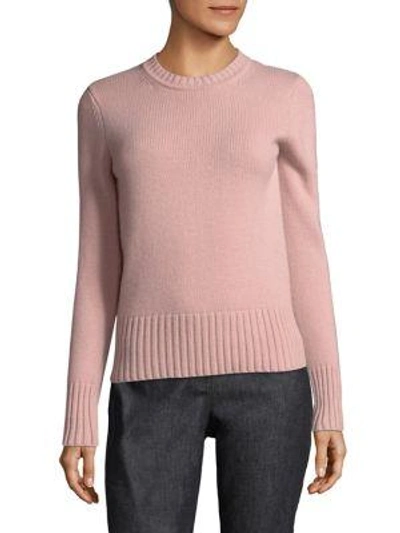 Max Mara Virgin Cashmere Sweater In Pink