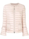 Moncler Almandin Quilted Puffer Jacket In Light Pink