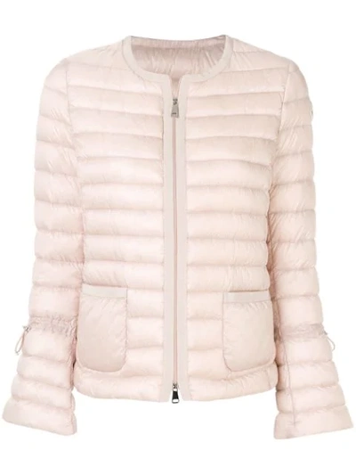 Moncler Almandin Quilted Puffer Jacket In Light Pink