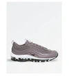 Nike Air Max 97 Leather And Mesh Trainers In Taupe Grey Bone