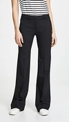 Theory Demitria Kick Flare Trousers In Black