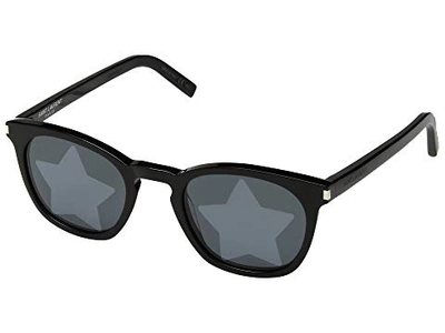 Saint Laurent Sl 28 Sunglasses In Black
