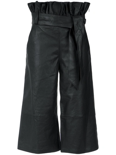 Olympiah Weite Cropped-hose In Black