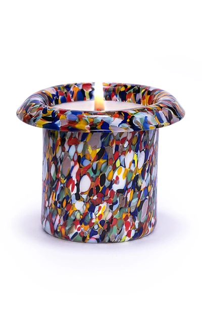 Aina Kari Mille 11.2 Oz. Murano Glass Candle In Multi