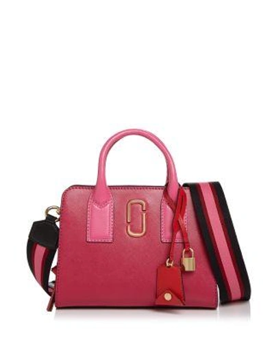 Marc Jacobs Little Big Shot Leather Satchel In Hibiscus Multi