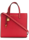 Marc Jacobs The Grind Mini Colorblock Leather Tote - Red