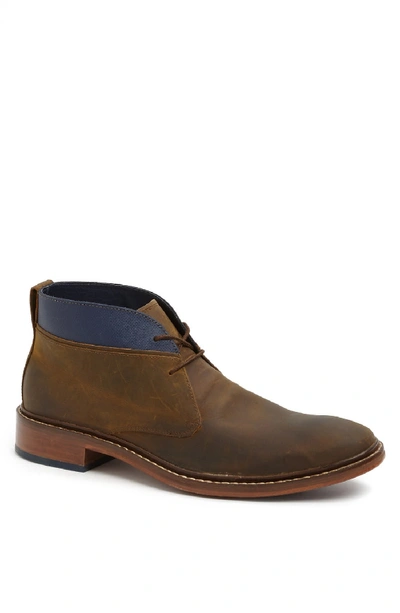 Cole Haan 'colton' Chukka Boot In Copper/ Peacoat Leather