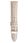 Michele 16mm Alligator Watch Strap In Cashmere