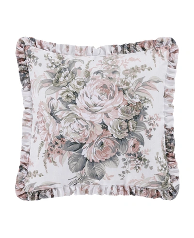 Royal Court Estelle Decorative Pillow, 16" X 16" Bedding In Blush
