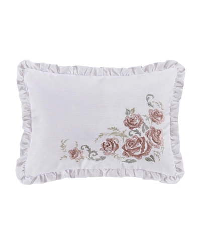 Royal Court Estelle Decorative Pillow, 13" X 19" Bedding In Blush