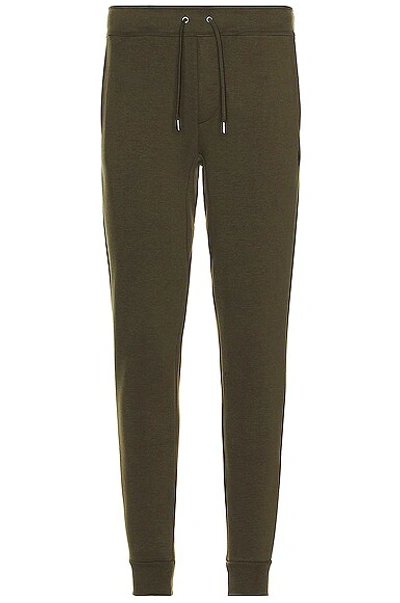 Polo Ralph Lauren Double-knit Cargo Jogger Pant In Company Olive