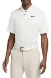 Nike Men's Dri-fit Vapor Striped Golf Polo In White