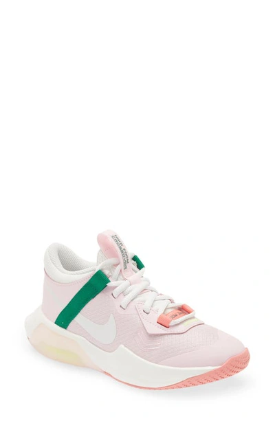 Nike Air Zoom Crossover Big Kids' Basketball Shoes In Pink/white/pink