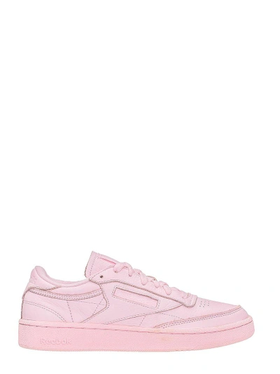 Reebok Club C85 Elm Pink Leather Sneakers In Rose-pink