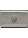 Fendi Chain Strap Wallet Bag In Grey
