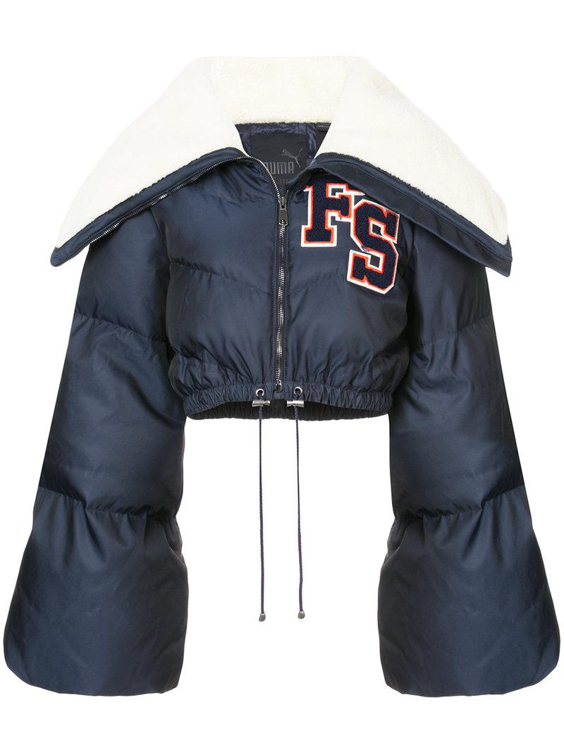 fenty puma orange jacket