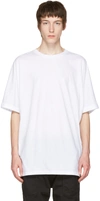 Helmut Lang White Oversized Uni Sleeve T-shirt In Optic White