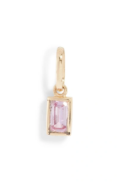 Anzie Carr Pendant Charm In Pink Sapphire