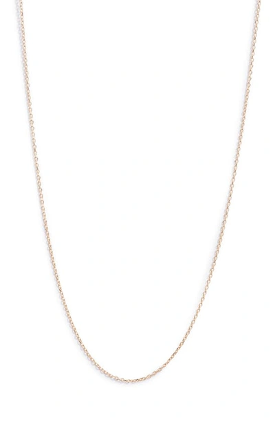 Anzie Chain Link Necklace In Yellow Gold