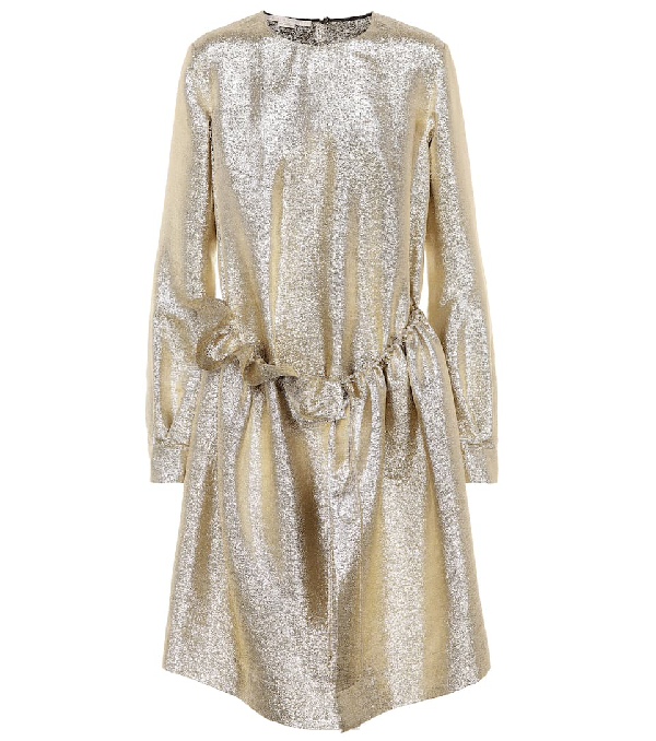 stella mccartney gold dress