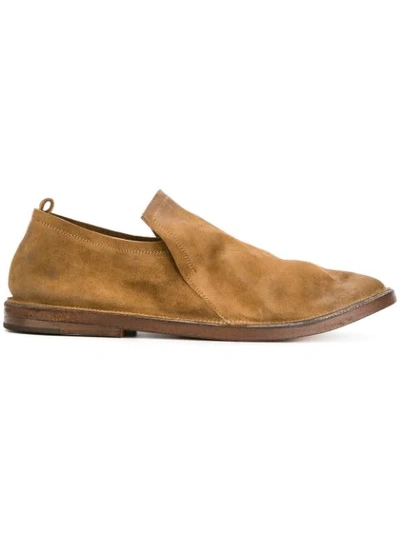 Marsèll Slouched Slip-on Loafers In Brown