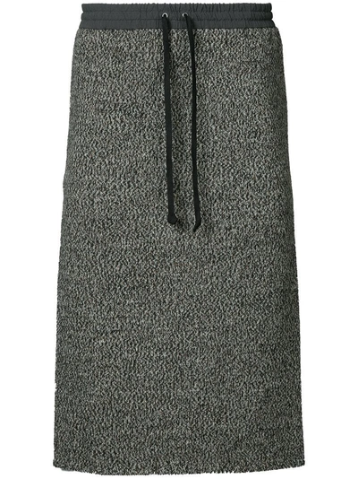 Undercover Drawstring Skirt In Brown