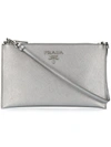 Prada Saffiano Clutch Bag - Metallic