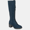 Journee Collection Collection Women's Tru Comfort Foam Wide Calf Jenicca Boot In Blue