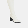 Journee Signature Women's Laila Tall Boots Women's Shoes In White