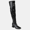 Journee Collection Women's Tru Comfort Foam Wide Calf Melika Boot In Black